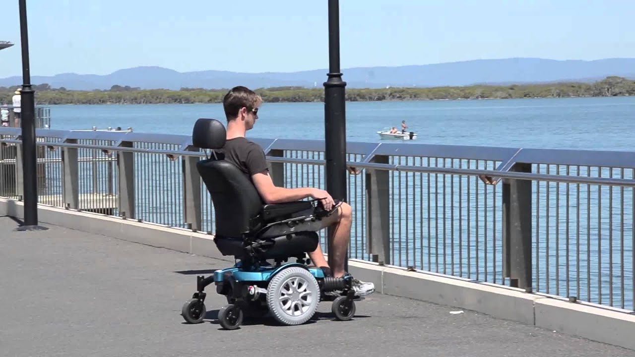 Maxx Electric Wheelchair for Fishing at Out and About Healthcare