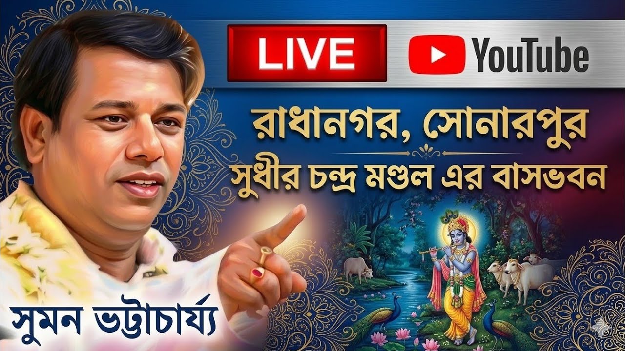 সুমন ভট্টাচার্য কীর্তন লাইভ /sumon bhattacharya kirtan live /@Sridhamkirtan 