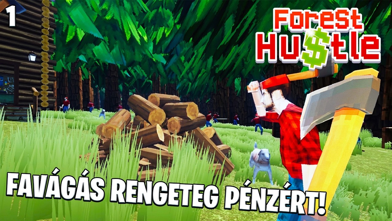 Forest Hustle LIVE #1 - 100.000$ ADÓSSÁG AZ ERDŐ KÖZEPÉN?! 😱