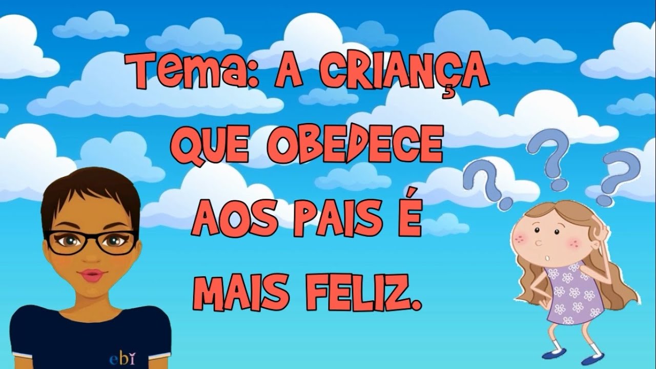 Aulinha OnLine 2a Semana Fevereiro 2021 -  A criança que obedece aos pais é mais feliz