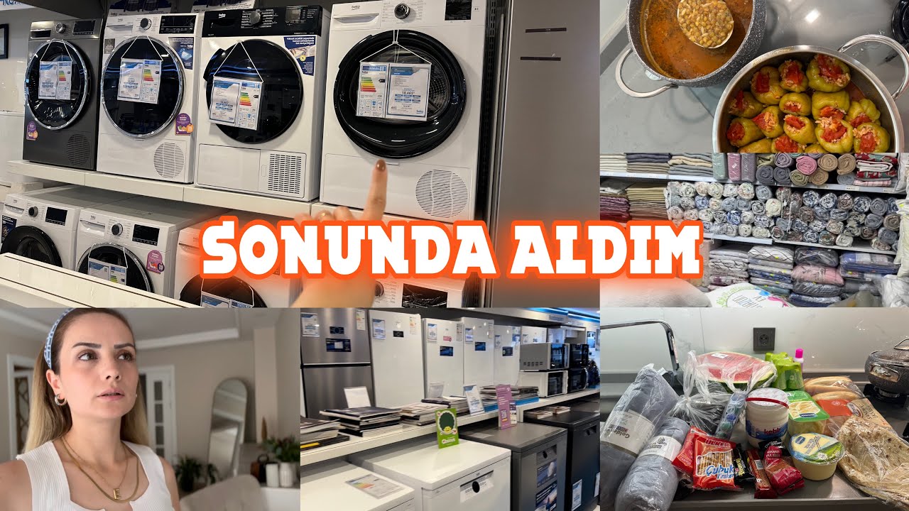 YENİ BORÇLARA YELKEN AÇTIM😀KURUTMA MAKİNAM🫢KIZLARA LASTİKLİ ÇARŞAF LAZIMDI👍EKSİK ALIŞVERİŞİ🙂VLOG