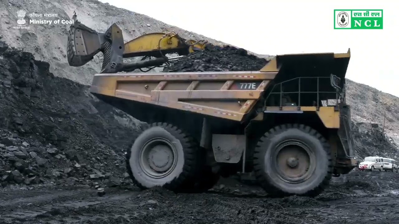 Heavy Machines in action in the Mega Mines of NCL