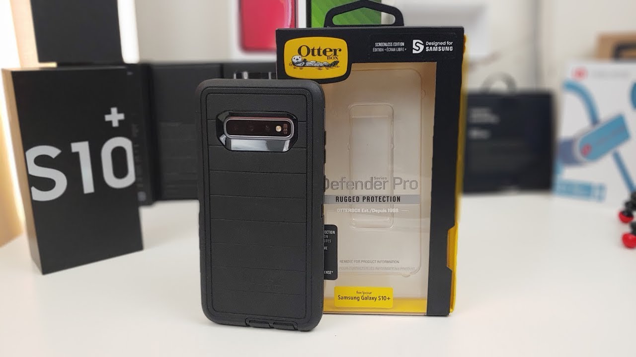 Samsung Galaxy S10 Plus- Otterbox Defender Pro Case