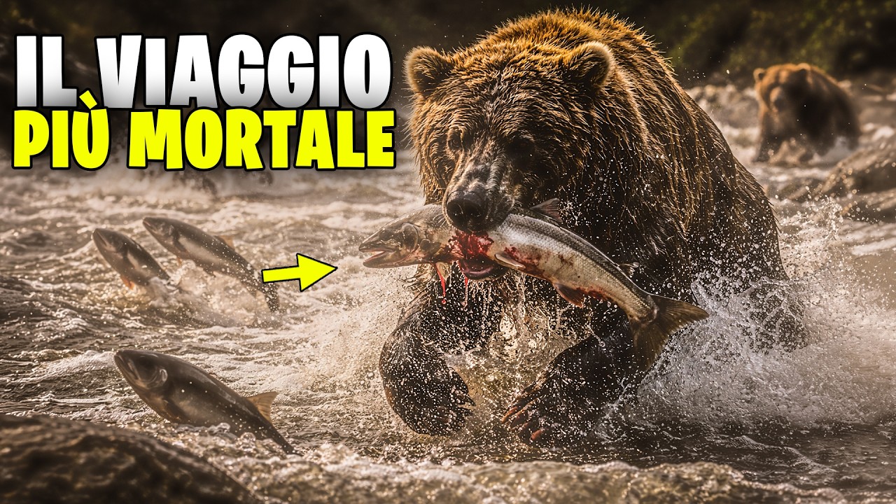 LA MIGRAZIONE DEI SALMONI | Il Viaggio Più Mortale dell’Alaska (Non Tutti Sopravvivono)|Documentario