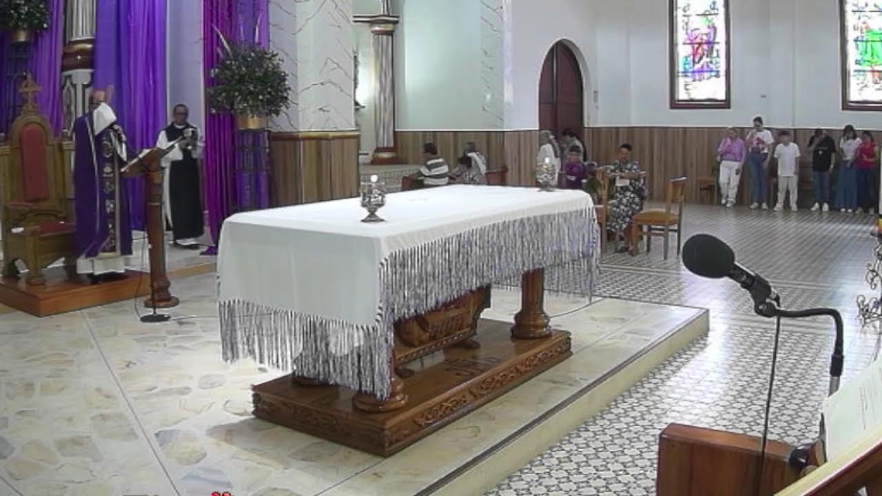 SANTA EUCARISTIA DE HOY   DOMINGO   22  - 02 - 26         12 :  00   :    M