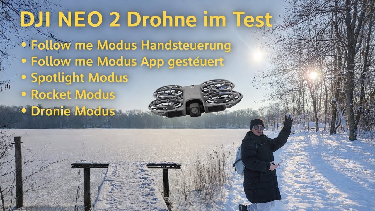 2/3 Testvideo DJI Neo 2 Drohne ohne Controller 