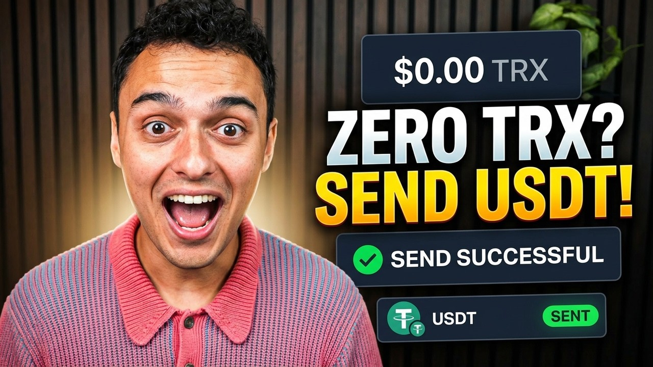 Zero TRX? Send USDT Anyway Using This Method | TRC20 Guide!
