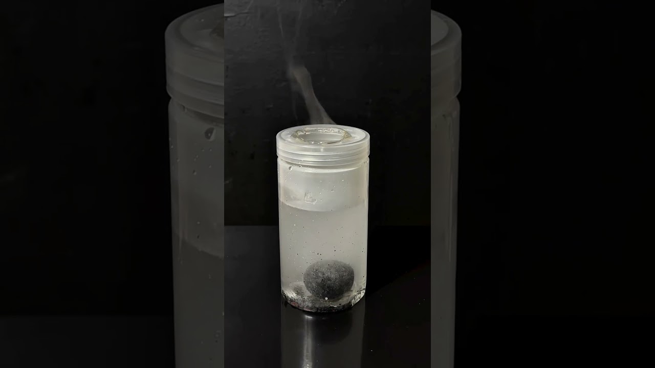Fire Ball vs Plastic #fireball #plastic #asmrvideo #asmrsounds #satisfying #shorts #experiment#viral