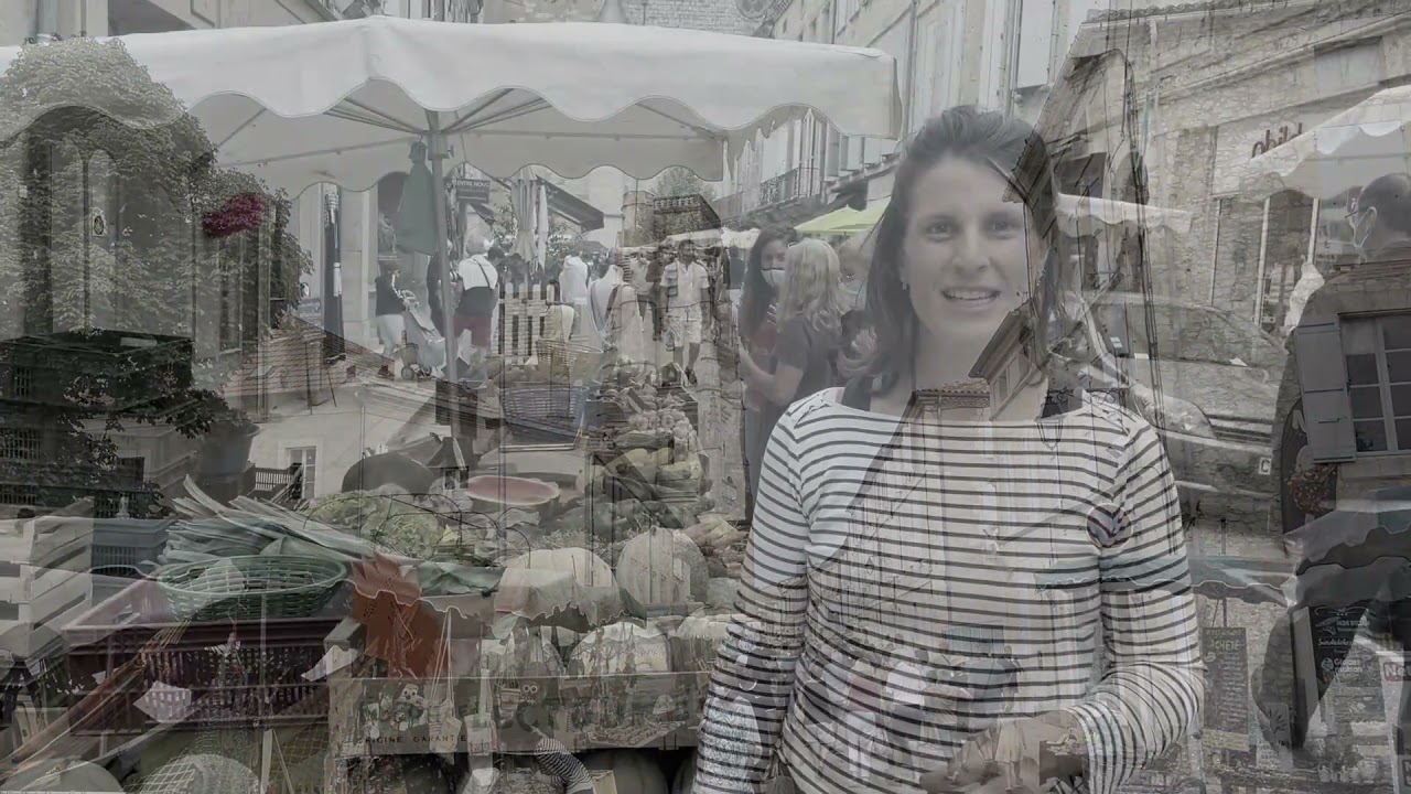 Le marché de Plein vent du Vendredi à Lectoure. ETE 2021