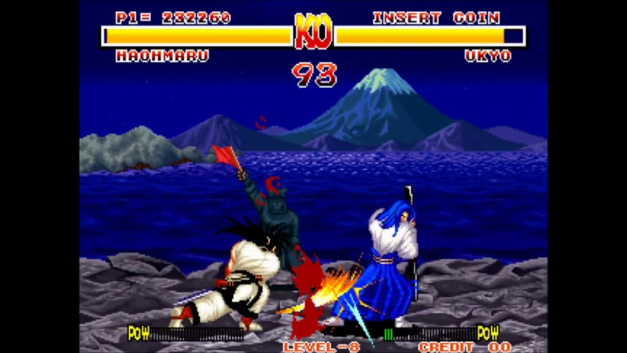 SAMURAI SHODOWN NEO GEO MVS ARCADE LEVEL 8 HAOHMARU