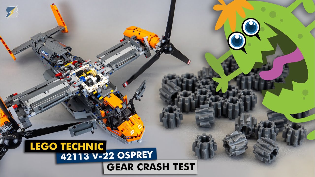 Debunking the gear-crashing monster - LEGO 42113 V-22 Osprey fundamentally flawed?