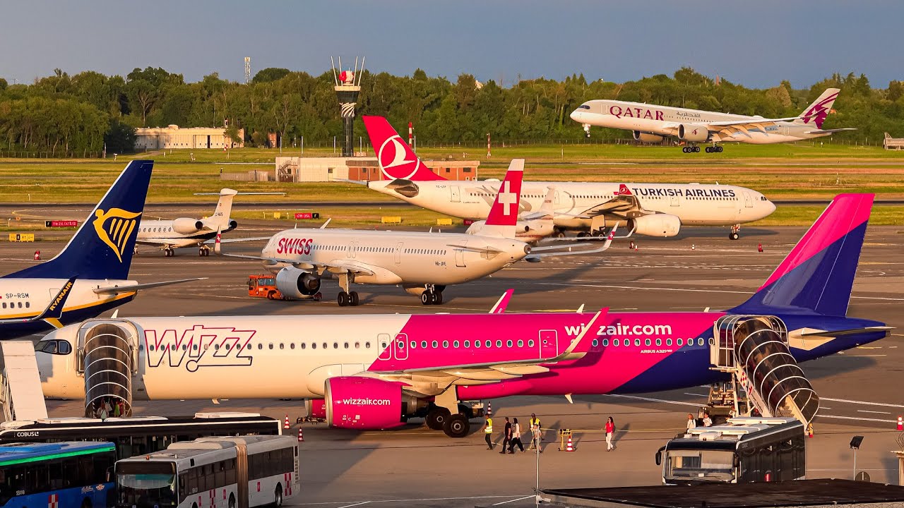 🇮🇹 MILAN MALPENSA AIRPORT Plane Spotting + Aircraft & Flight Route Information Subtitles !