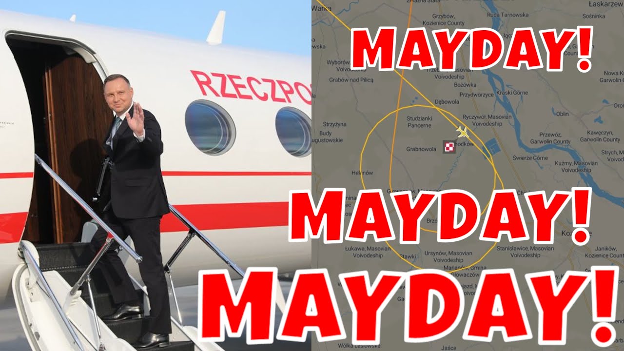 Mayday! Mayday! Mayday! Emergency landing of president's plane with a Polish President on board.