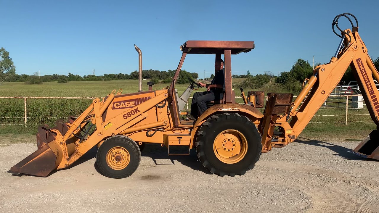 Case 580K Backhoe Extendahoe with extra Buckets
