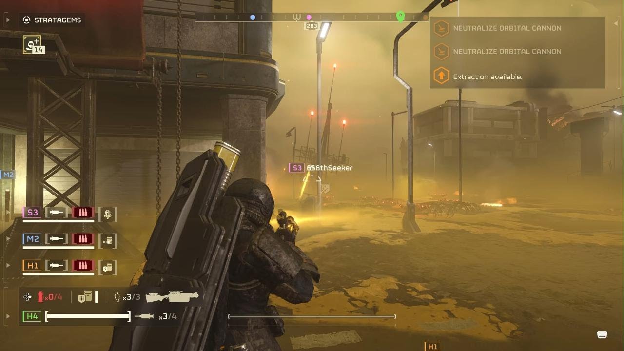 HELLDIVERS 2 Damn Clankers...the teammate carried