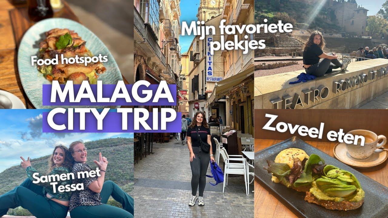 Ik heb zoveel gegeten...🤯 Mijn vriendinnen citytrip naar Malaga! | MALAGA 2023