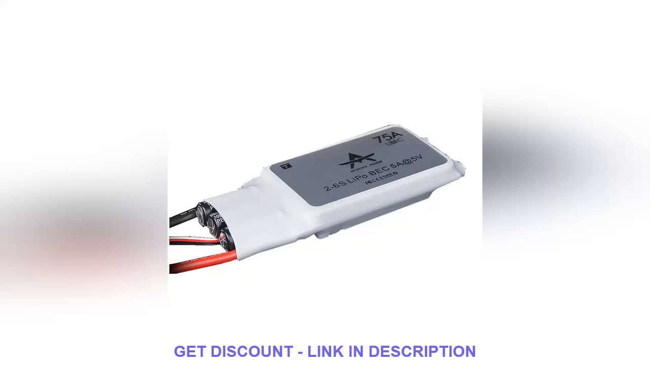 TMOTOR AT 75A 2-6S 5V/5A ESC Electronic Speed Control for RC Airplane RC Models