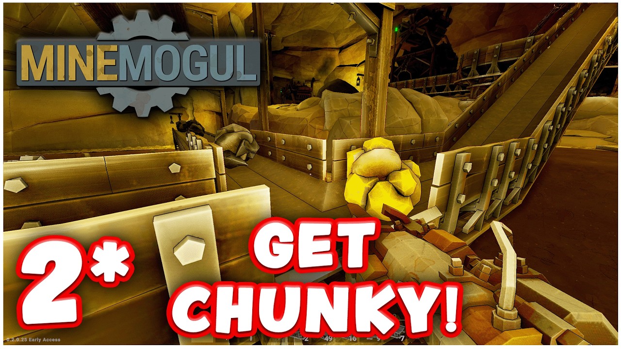Processing HUGE CHUNKS and GEODES! - MINE MOGUL