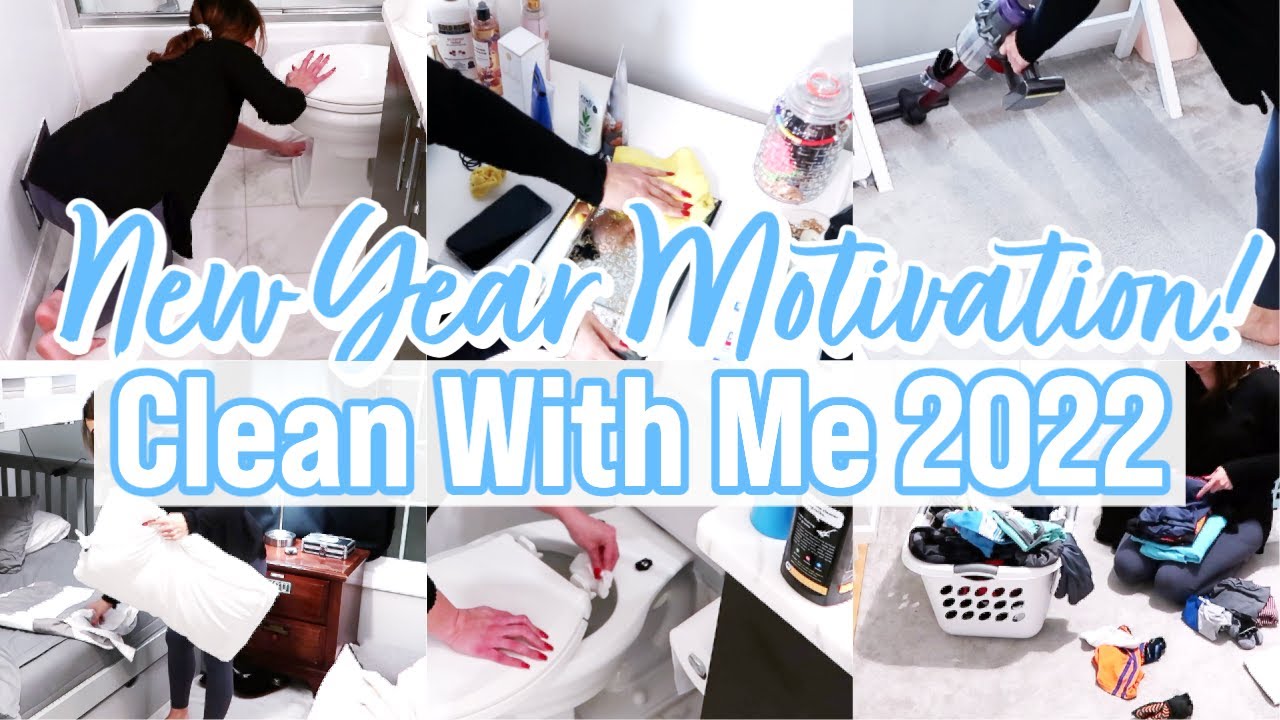 CLEAN WITH ME 2022 | NEW YEAR CLEANING 2022 | SPEED CLEANING MOTIVATION 2022 | New Year Fresh Start!