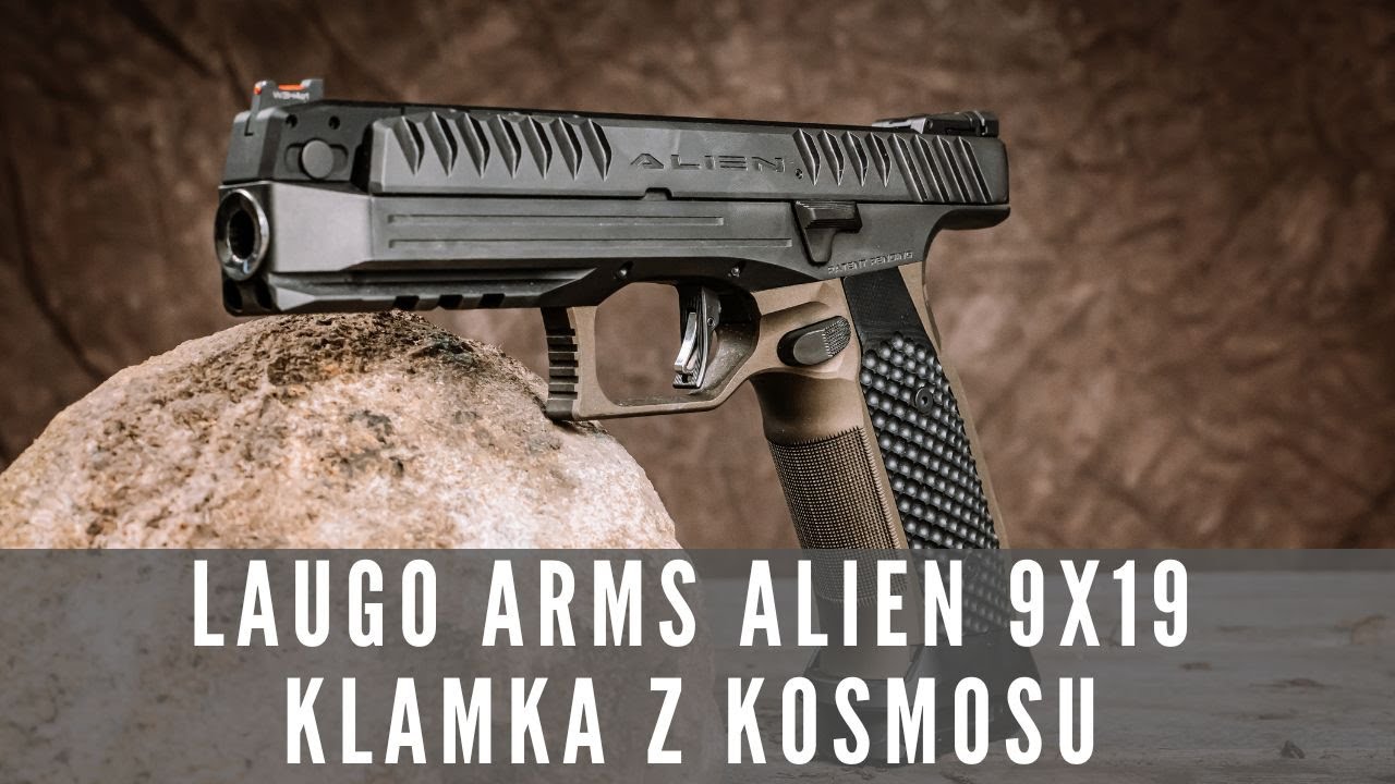 #80 Laugo Arms Alien kal. 9x19. Bolid Formuły 1 wśr&oacute;d pistolet&oacute;w sportowych.