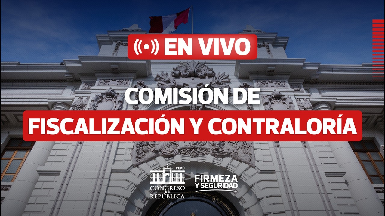 🔴 EN VIVO: Sesión extraordinaria de la Comisión de Fiscalización y Contraloría | 16/02/2026