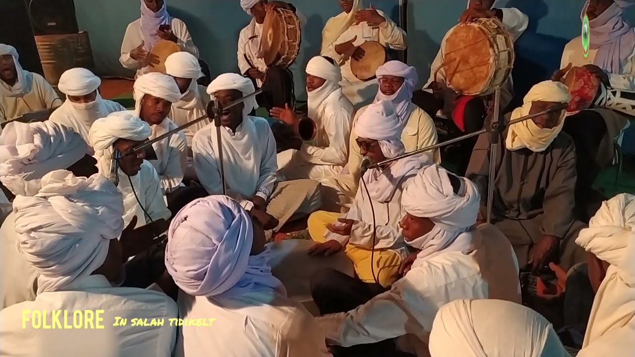 طبل عين صالح فرقة زهو شباب تيديكلت folklore ain salah tidikelt