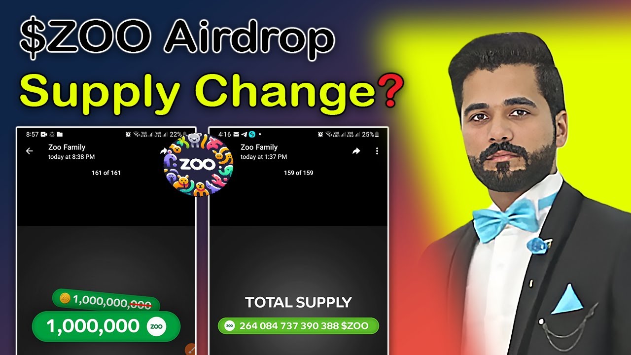 $Zoo Airdrop Total Supply New Update | Zoo Listing Supply | Zoo Airdrop Price
