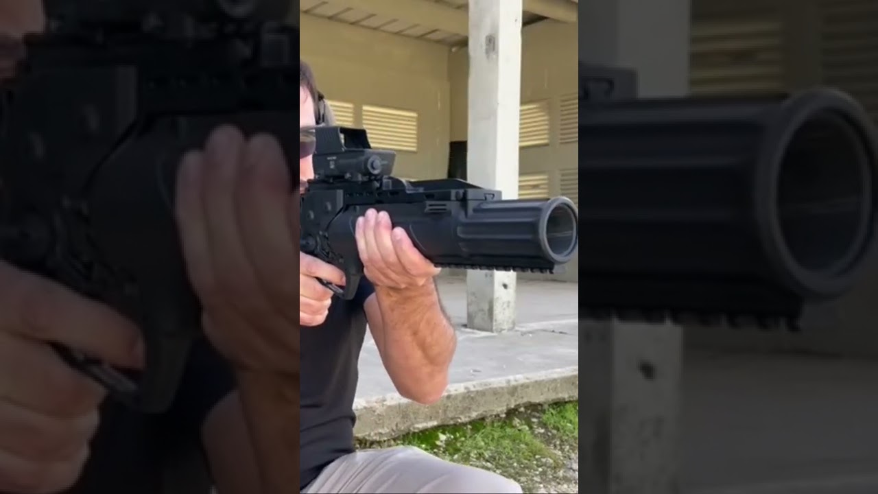 Fire in the hole 💥 IWI GL40 stand alone Grenade launcher