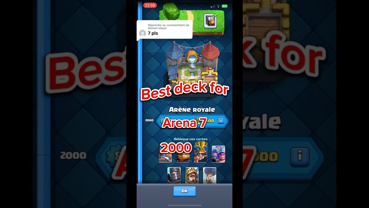 CLASH ROYALE 7 ARENA DESTESİ 2000 KUPA