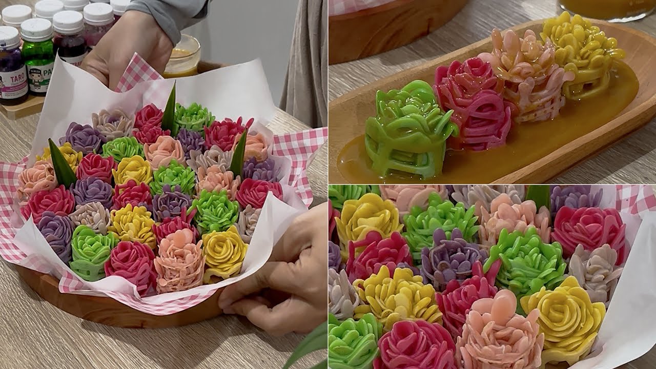 Dikira buket bunga padahal ini ROTI JALA JELITA super cantik & enak! Ditambah saus kinca makin nagih