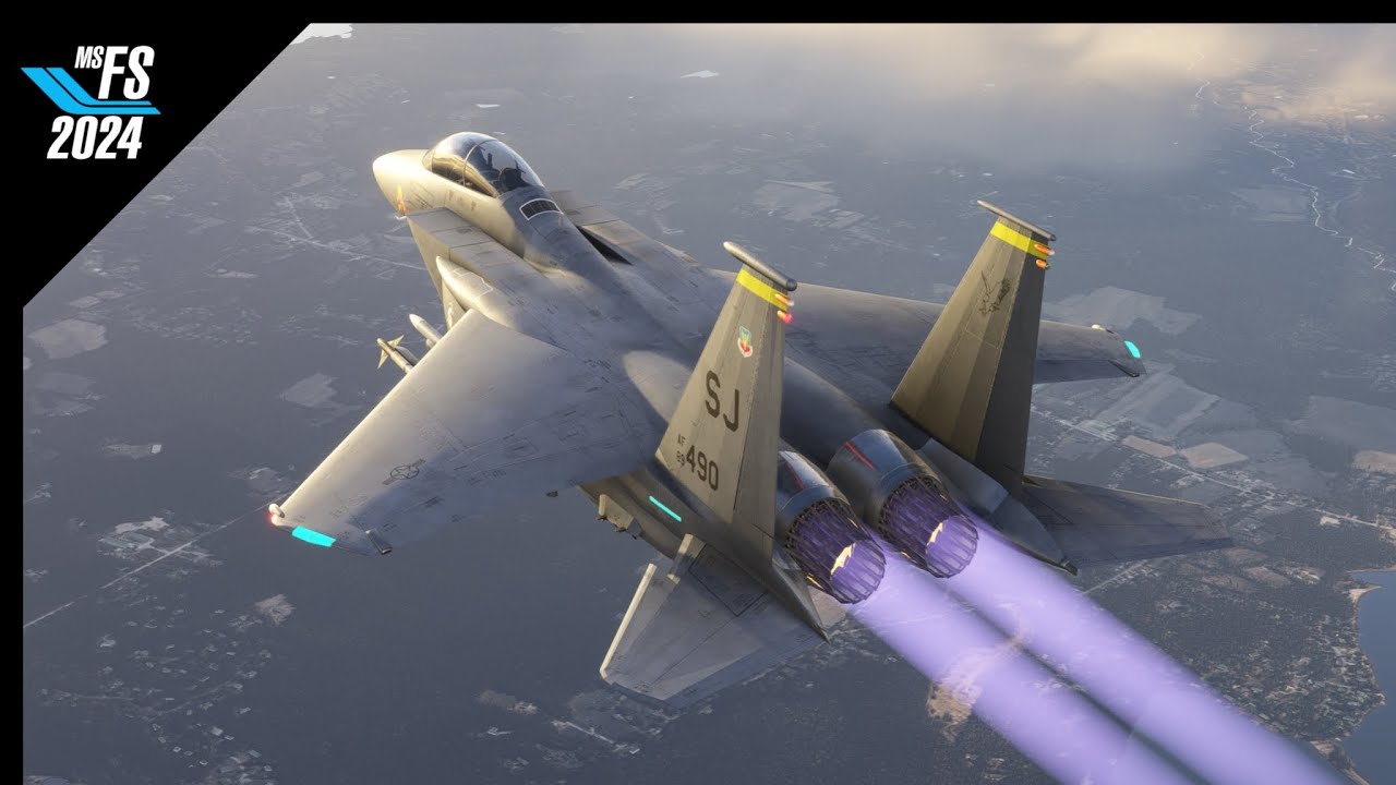 MSFS2024 | McDonnell Douglas F-15E | Westfield-Barnes to Stuart NY | FSRealistic Plus | Ultra 