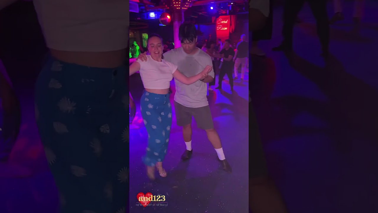 Young & Faustine: Latin Hustle On The Lower Level Dance Floor 