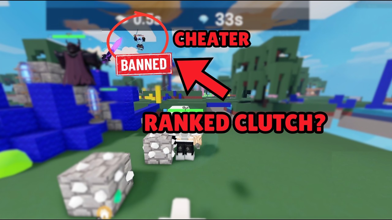 DESTROYING Hacker in RANKED Bedwars