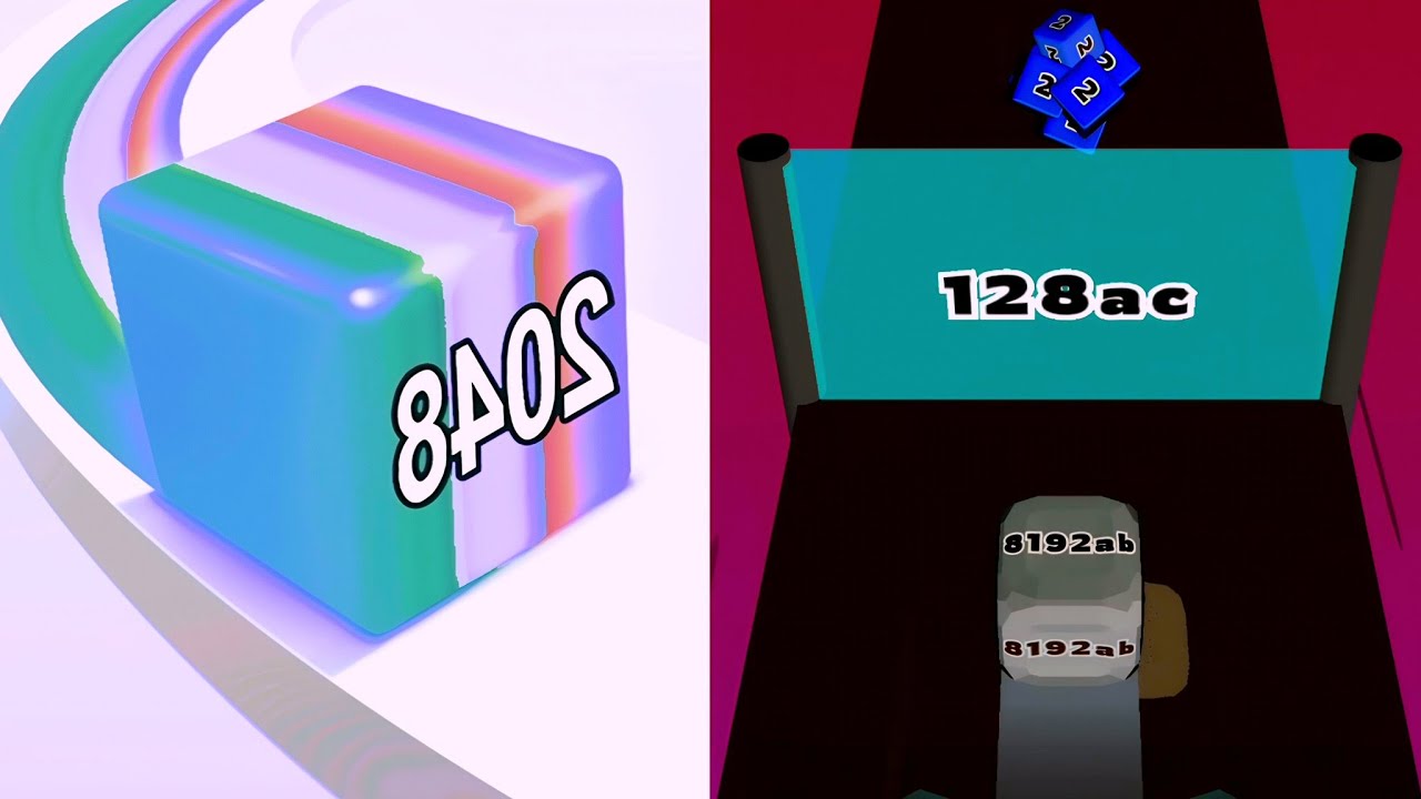 Jelly Run 2048 🪼🆚 128AC Reverse ✅ High Number Mazlx Level walkthrough , iOS Android  ( part : 2201 )
