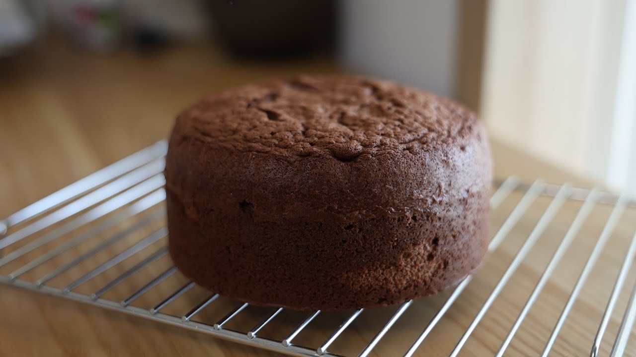 초코 제누아즈 만들기, 마지막은 뽀로로와 함께라면, Chocolate Sponge Cake