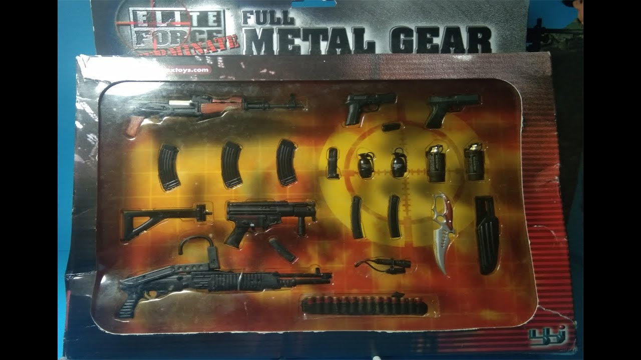 BBI Elite Force 1/6 Full Metal Gear Weapon Set - Terminate Series 1