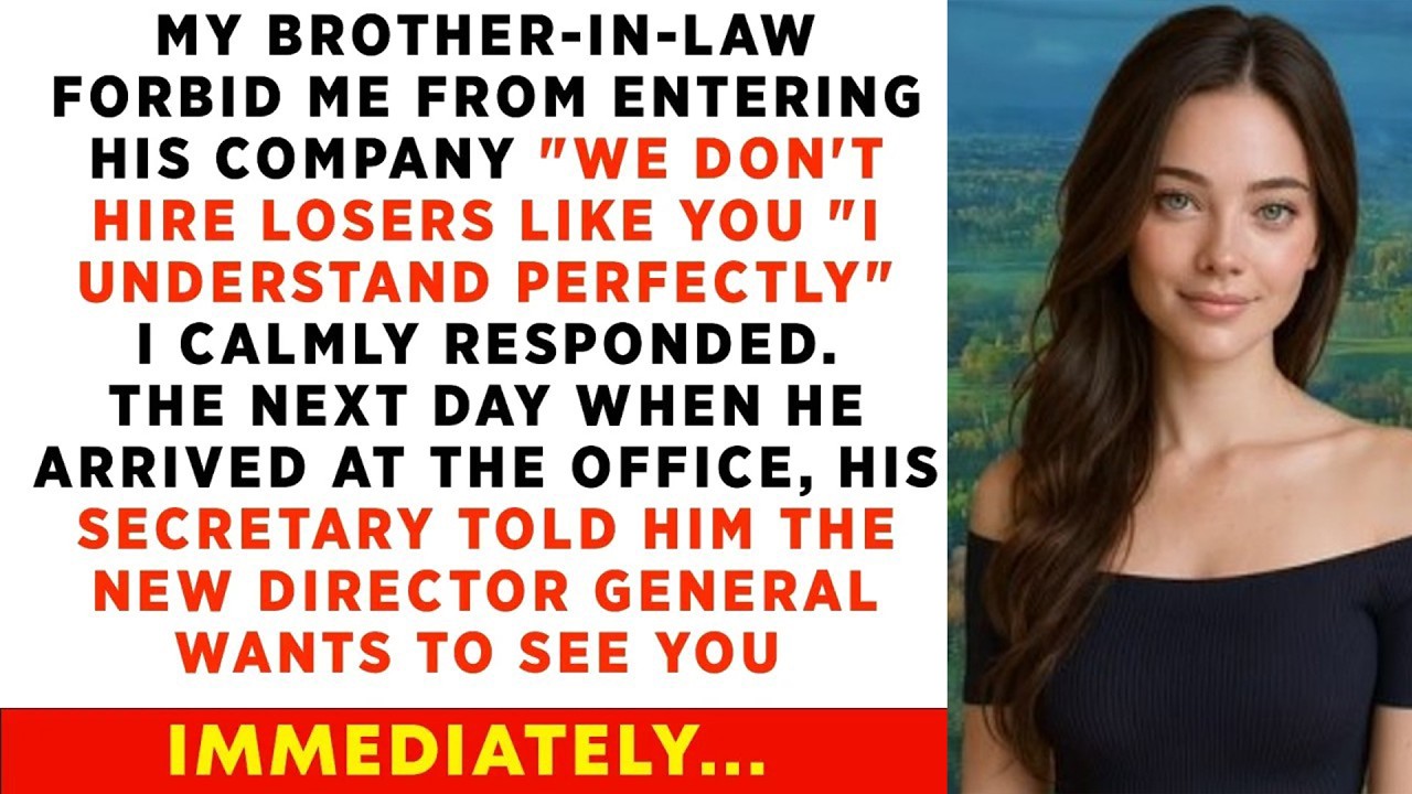 Rejected as a “Loser” by My Brother-in-Law—Then I Became His Director General and Rewrote the Rules