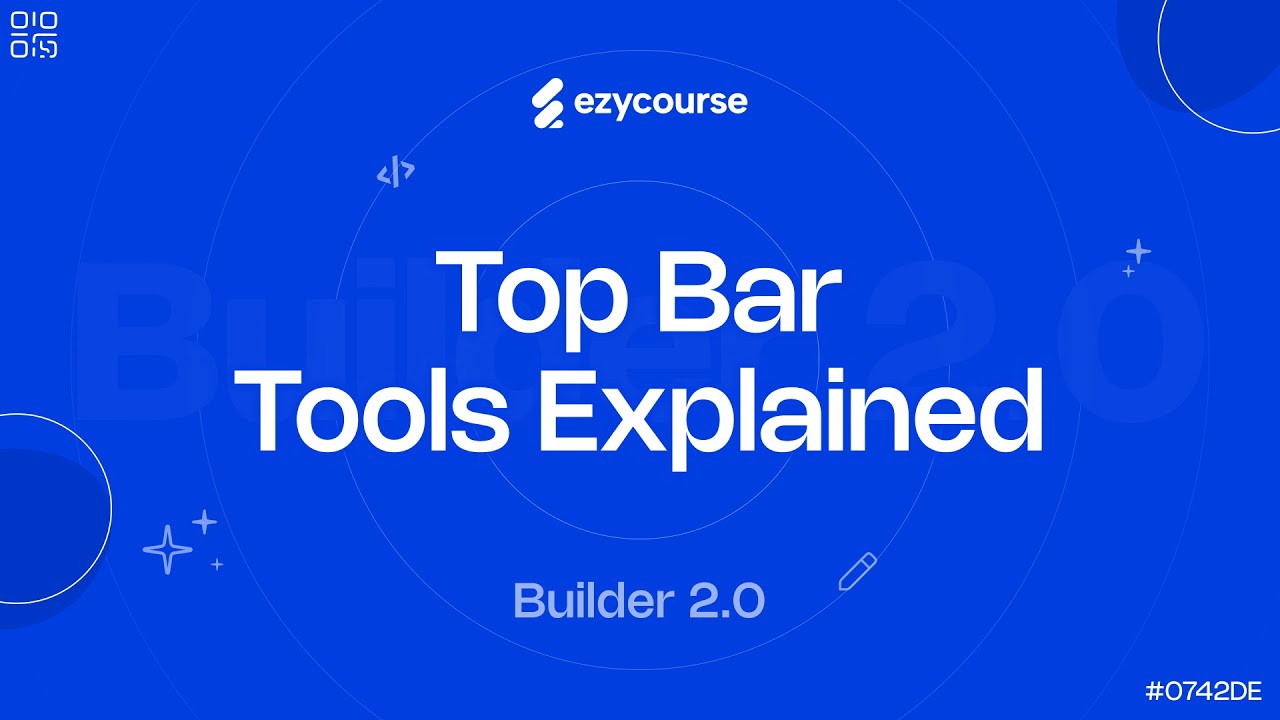 No-Code Website Builder 2.0: Top Bar Tools Explained