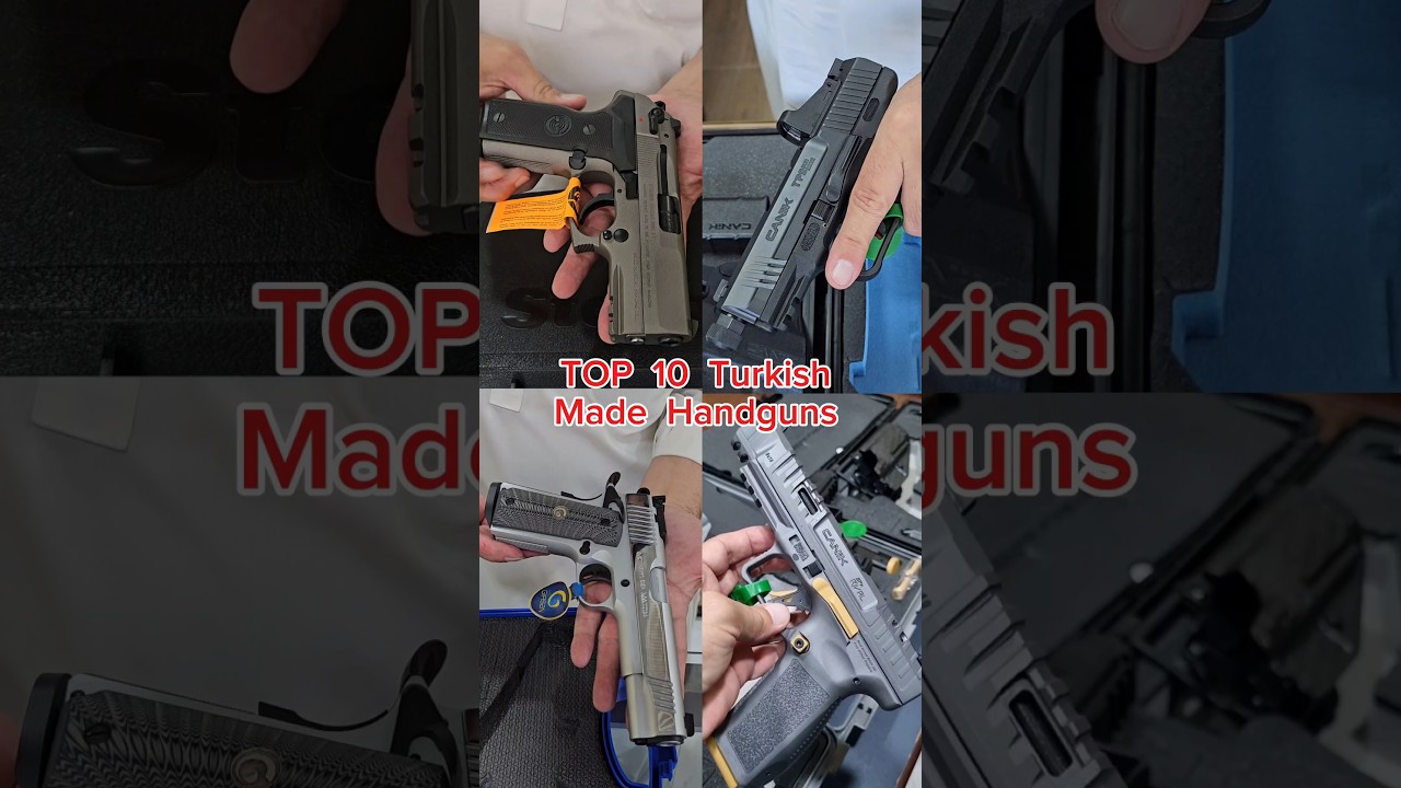 Top 10 Turkey Made handguns. #shorts #9mmpistol #canik