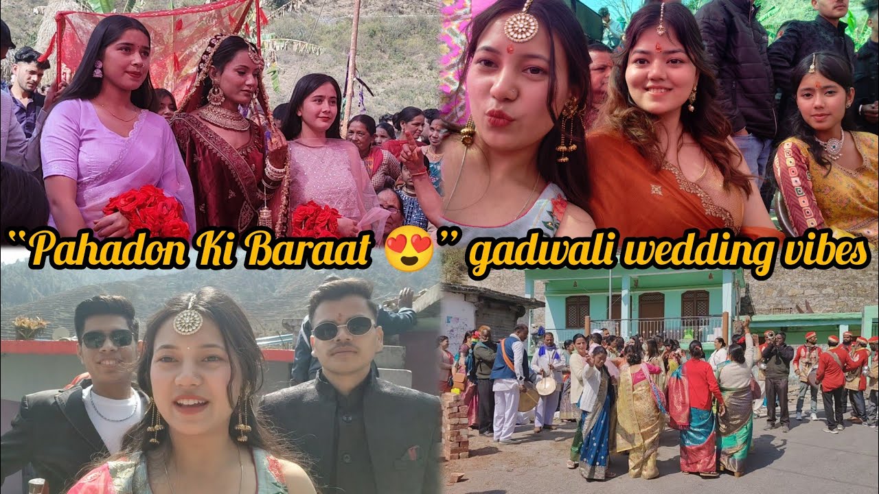 Pauri Se Khirsu Tak Baraat 😍 | Pahadi Dance & Masti / Garhwali shaadi vlog💗😁