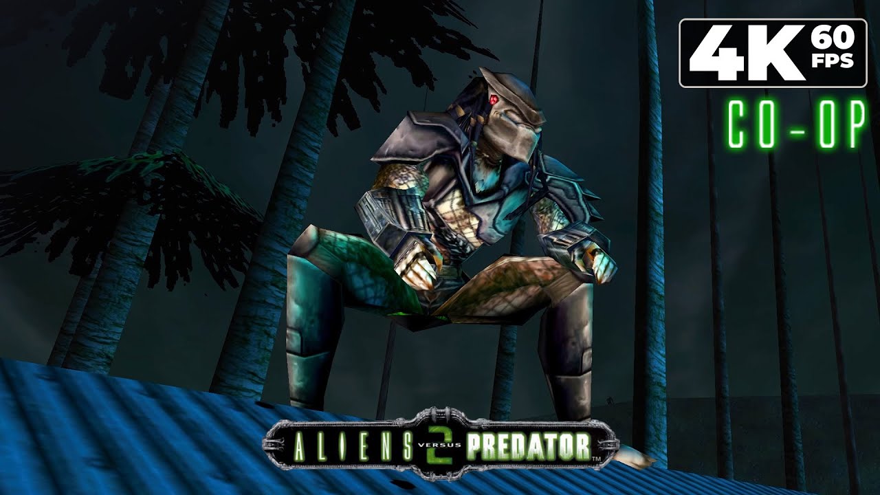 Aliens versus Predator 2 (PC) - PREDATOR CAMPAIGN (Co-op 4K60 Walkthrough)