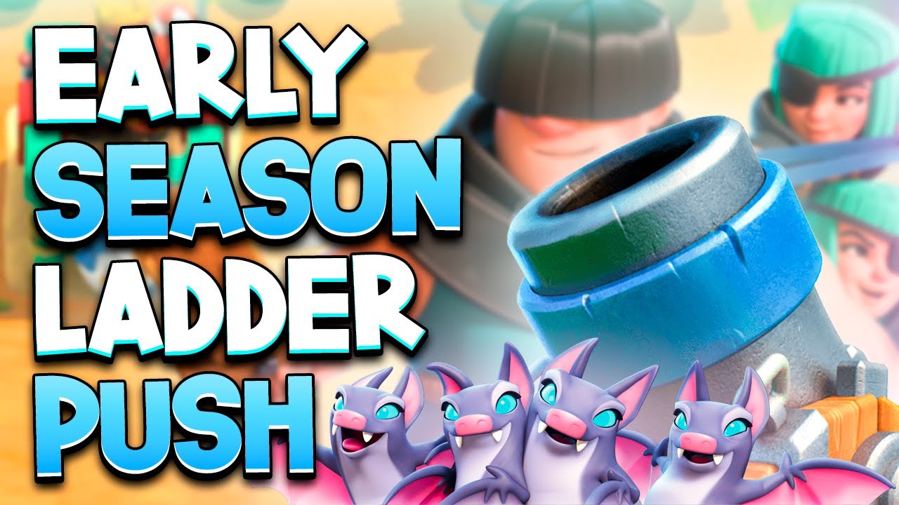Early season ladder push with mortar rascals spam | Clash royale