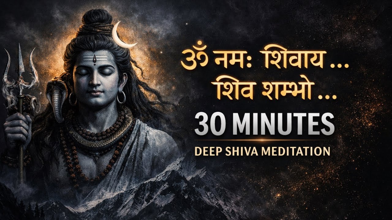 Om Namah Shivaya | Shiva Shambho | 30 Minutes Deep Meditation Mantra | Peace & Inner Silence