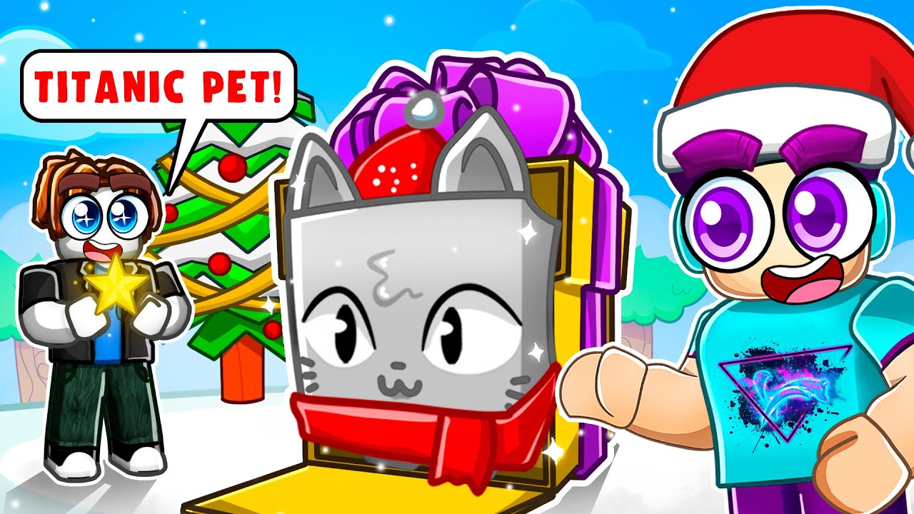 Исполняем рождественское желание 99 человек в Pet Sim 99!