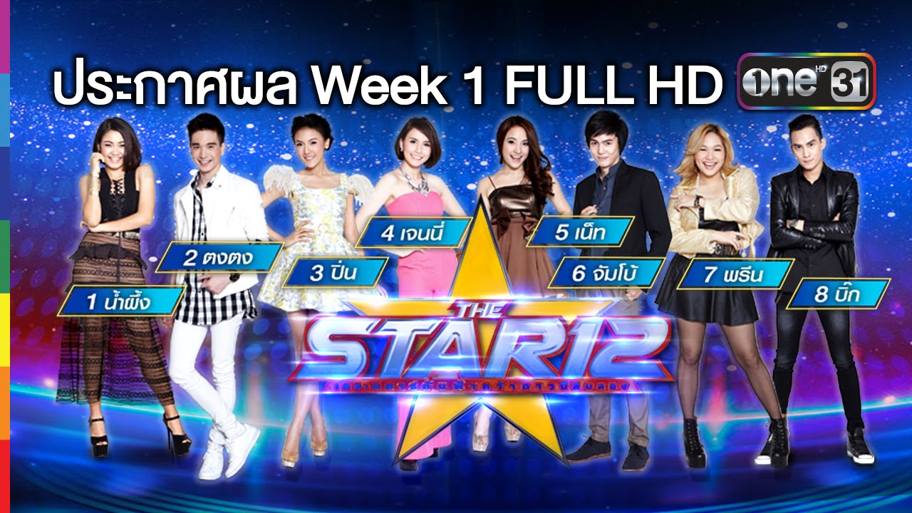 THE STAR 12 | ประกาศผล Week 1 FULL HD | 3 เม.ย.59 | ช่อง one 31
