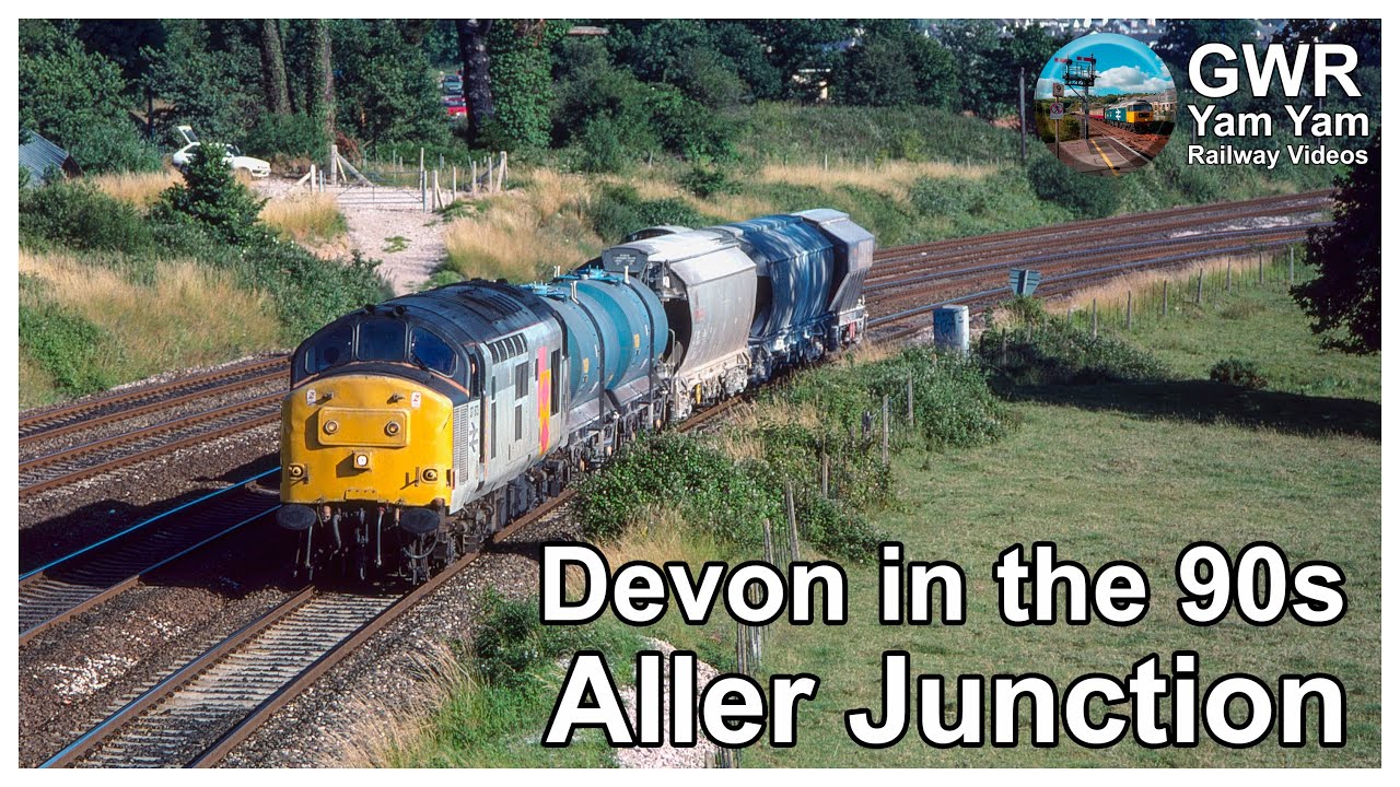 Trains in Devon - Aller Junction in the 90s