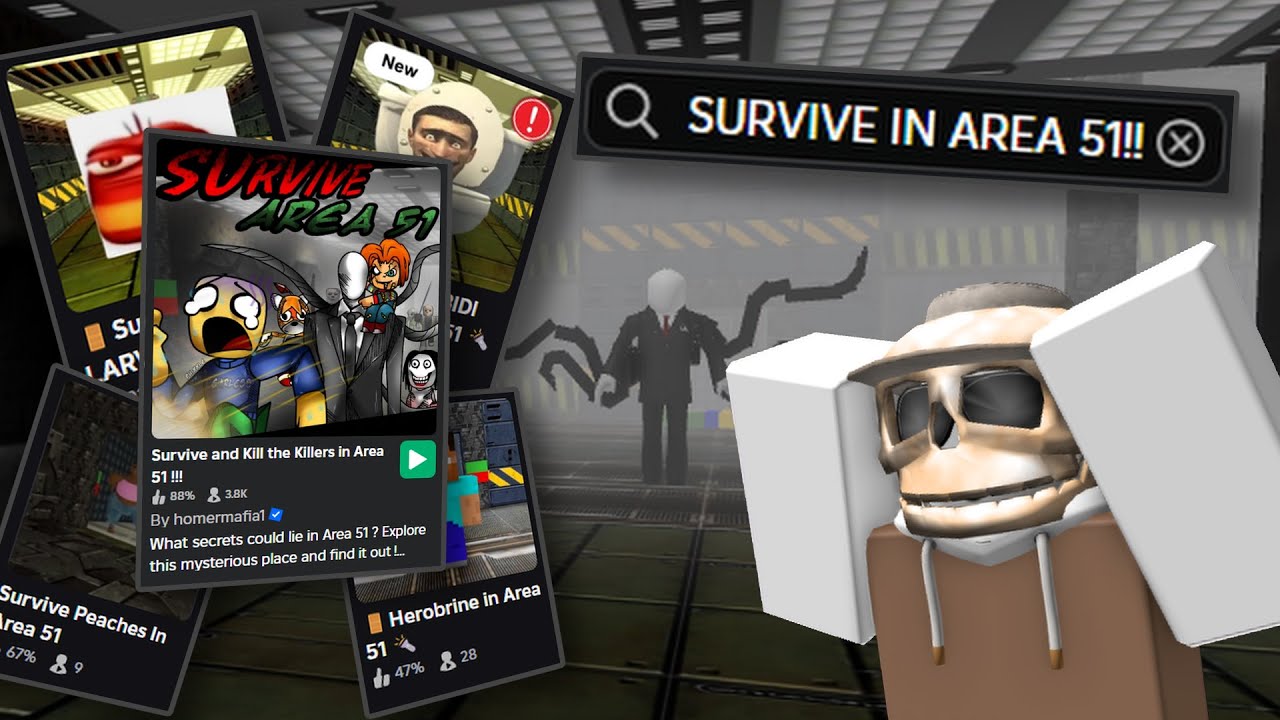 ПЕЧАЛЬНОЕ распространение Roblox's SURVIVE IN AREA 51