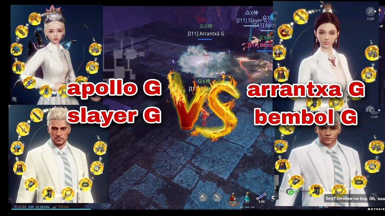 mir4 2v2 apollo G slayer G VS arrantxa G bembol G #mir4 #mir4global #nft @Mir4update