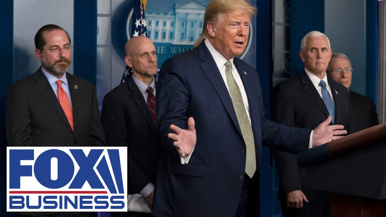 Trump speaks during Coronavirus Task Force press briefing