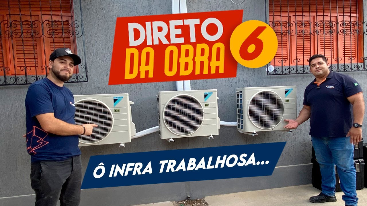 Ousadia ou Insanidade? Instalamos 3 AR CONDICIONADO na CANALETA 😎